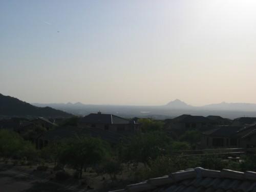 Phoenix at sunset